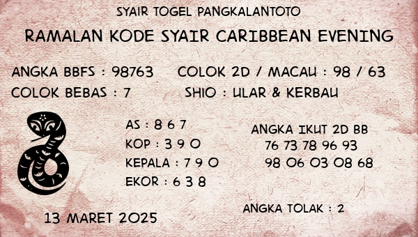 Prediksi Caribbean Evening