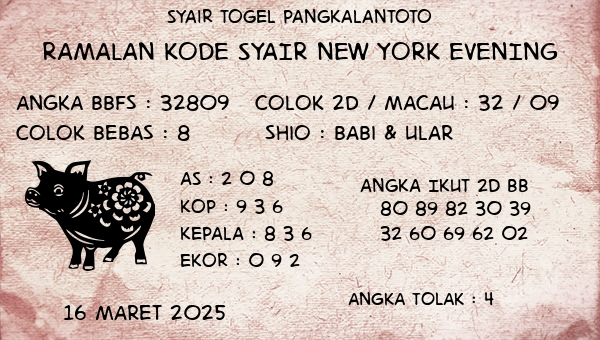 Prediksi New York Evening