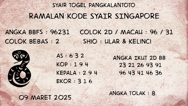 Prediksi Singapore