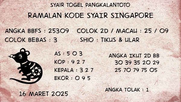 Prediksi Singapore